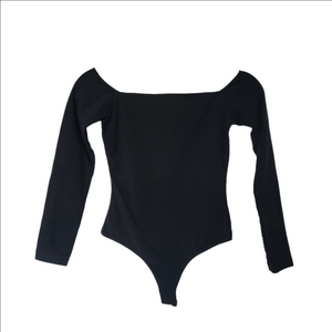 Black Long Sleeve Kids One Piece
